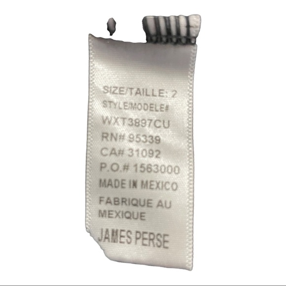 James Perse pullover V-Neck grey black sweater long sleeve. Size 2 - Picture 7 of 7